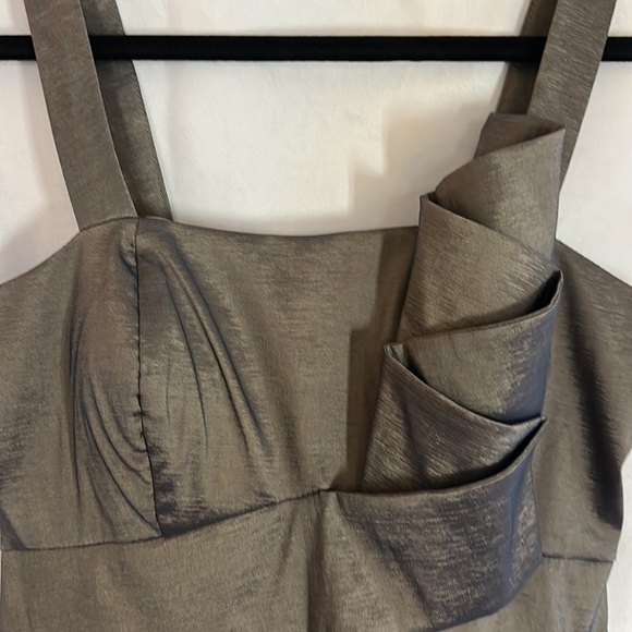 NWT NW COLLECTIONS METALLIC BODYCON DRESS (S) - Picture 6 of 9